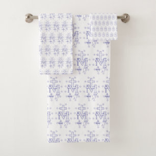 Medal of Our Lady of Graces Bath Towel Set