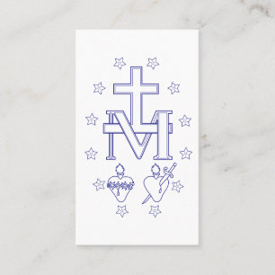 Medal of Our Lady of Graces Business Card