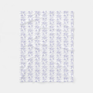 Medal of Our Lady of Graces Fleece Blanket
