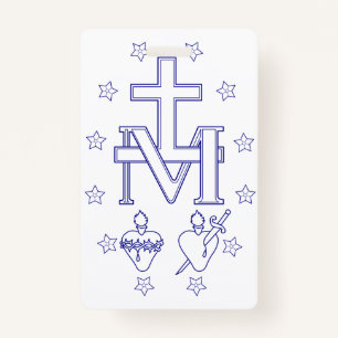 Medal of Our Lady of Graces ID Badge