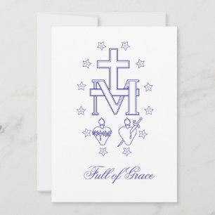 Medal of Our Lady of Graces Miraculous Medal Invitation