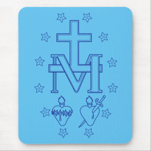 Medal of Our Lady of Graces Mouse Pad