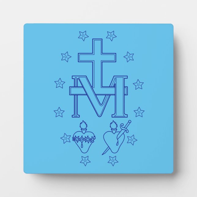 Medal of Our Lady of Graces Plaque (Front)