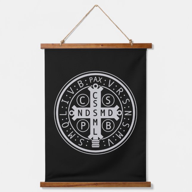 Medal of St. Benedict Tapestry (Front)