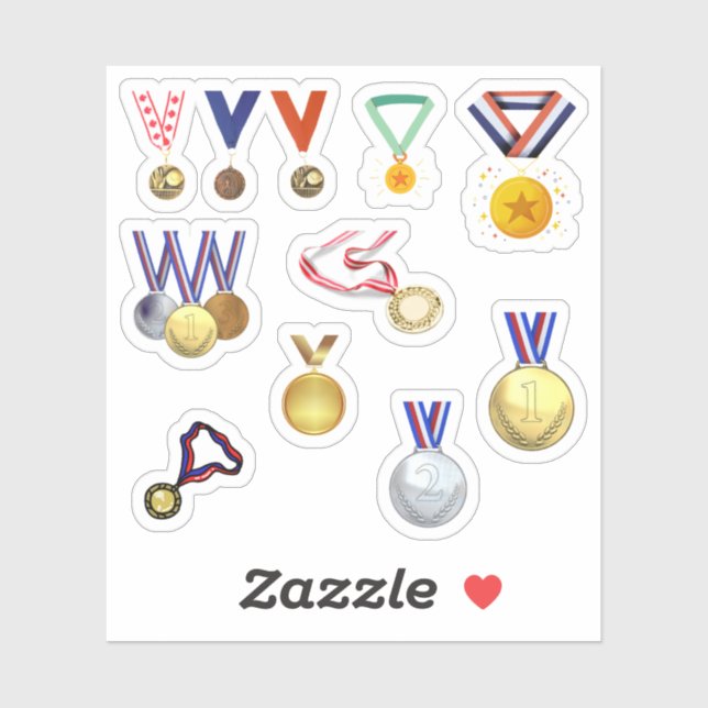 Medal Stickers (Sheet)