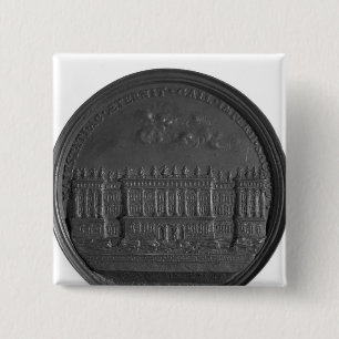 Medal with Bernini's design for the Louvre 15 Cm Square Badge
