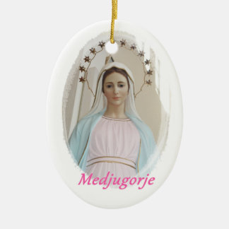 Medalla cerámica Medjugorje Ceramic Tree Decoration