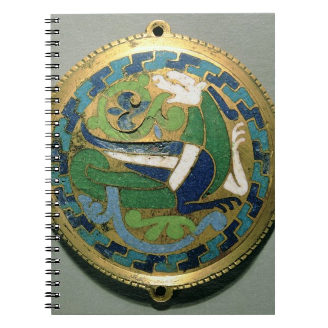Medallion depicting a dragon, French, from Conques Spiral Notebook (Front)