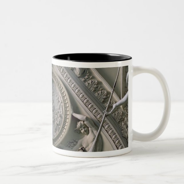 Medallion depicting Emperor Constantine Two-Tone Coffee Mug (Right)