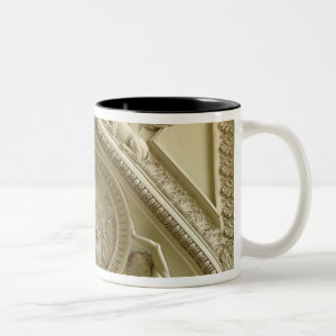 Medallion depicting the Baptism of Constantine Two-Tone Coffee Mug