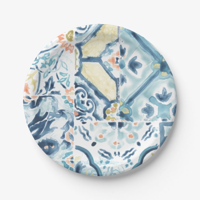 Medallion Medley Collection Paper Plate (Front)