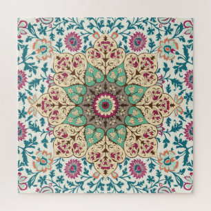 Medallion Melange: Multicolor Turkish Style Jigsaw Puzzle