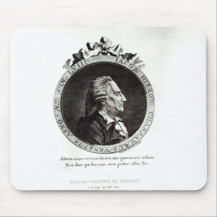 Medallion Portrait of Giacomo Casanova, age 63 Mouse Pad