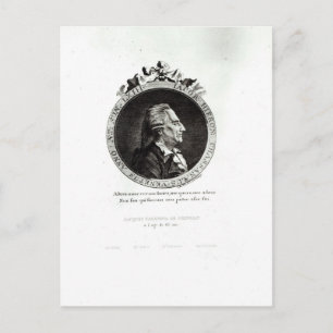 Medallion Portrait of Giacomo Casanova, age 63 Postcard