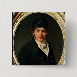 medallion Portrait of the Comte Esteve, 1804 15 Cm Square Badge