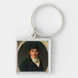 medallion Portrait of the Comte Esteve, 1804 Key Ring