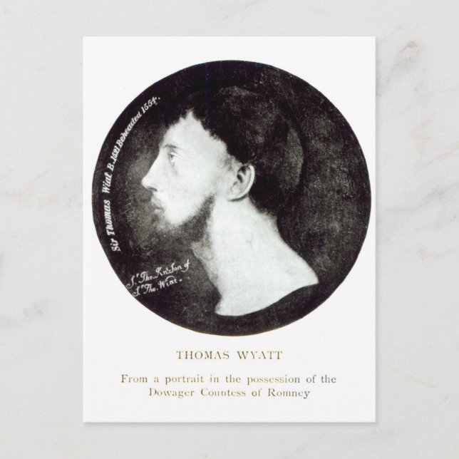 Medallion portrait postcard (Front)