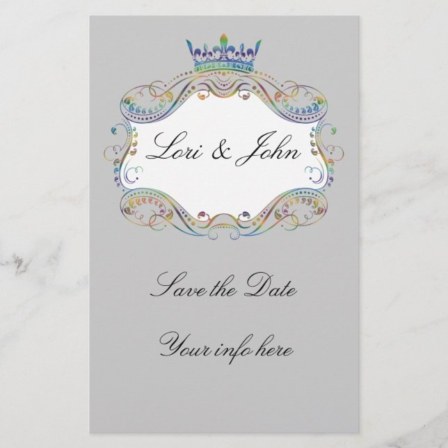 Medallion with Crown Flyer Announcement (Front)