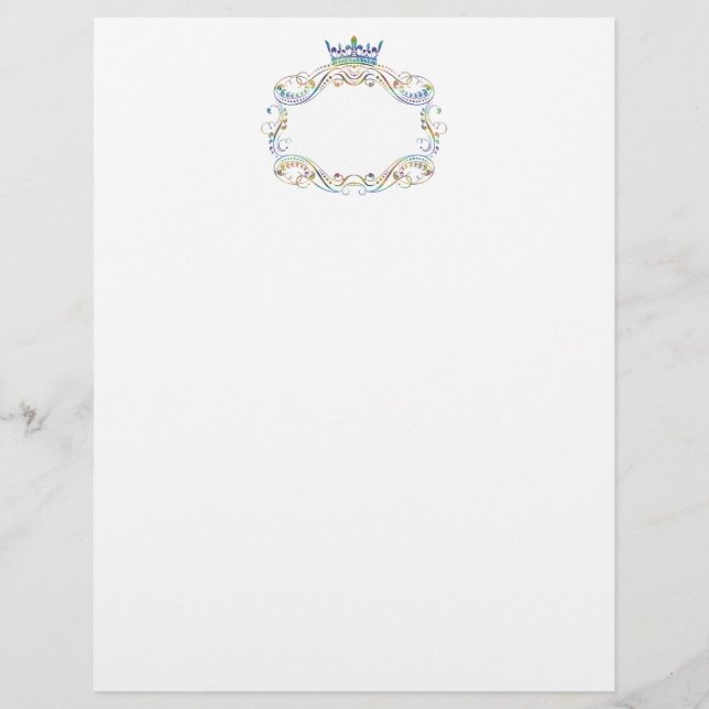 Medallion with Crown Royal Stationery (Front)