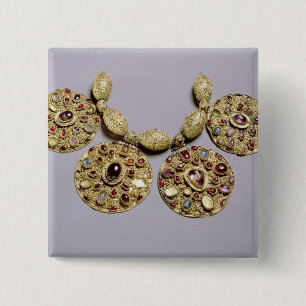 Medallions from 'Barmy Collar' 15 Cm Square Badge