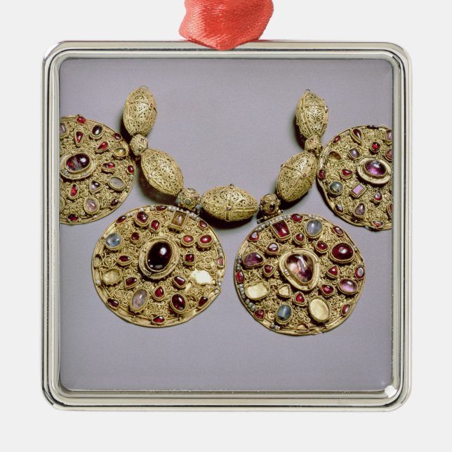 Medallions from 'Barmy Collar' Metal Tree Decoration (Front)