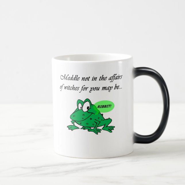 Meddle not in the affairs of witches magic mug (Right)