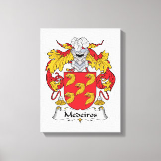 Medeiros Family Crest Canvas Print