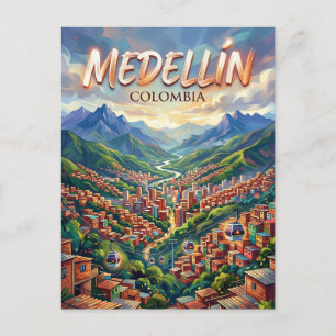 Medellín Colombia Postcard