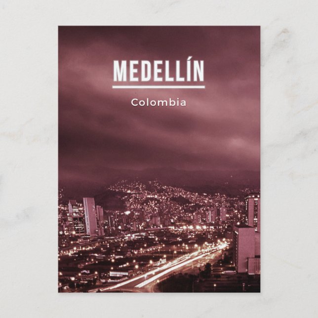 Medellin Colombia Postcard (Front)