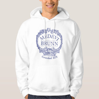 Medevi Brunn Logo Men's Hoodie (plain back)