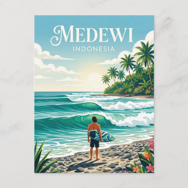 Medewi Indonesia Postcard (Front)