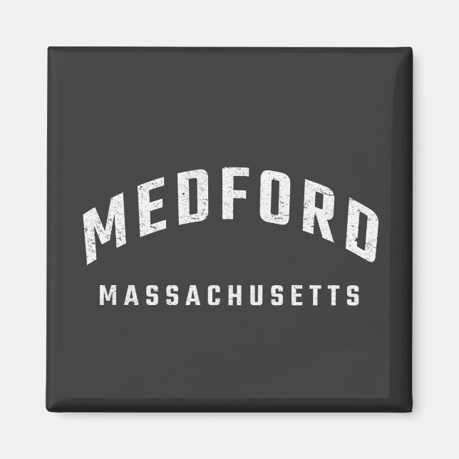 Medford Massachusetts MA Magnet (Front)