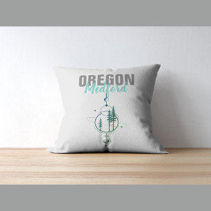 Medford Oregon Geometric Trees Cushion