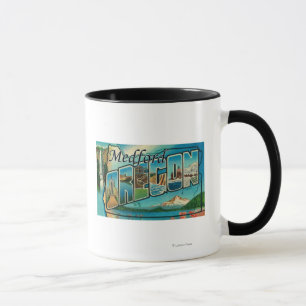 Medford, Oregon - Large Letter Scenes Mug