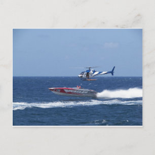 Media Helicopter Postcard