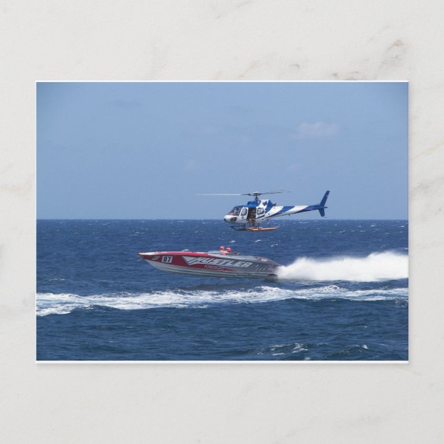 Media Helicopter Postcard (Front)