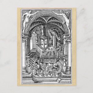 Mediaeval Alchemy and the Philosopher's Stone Postcard