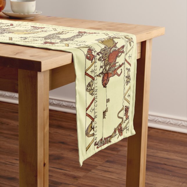 Mediaeval Anglo-Saxon The Bayeux Tapestry Long Table Runner (In Situ)