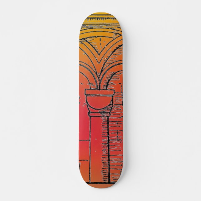 Mediaeval Architecture Skateboard (Front)