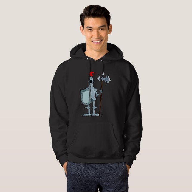 Mediaeval Armour Knight Character Hoodie (Front Full)