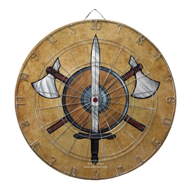 Mediaeval Arms Dartboard (Front)