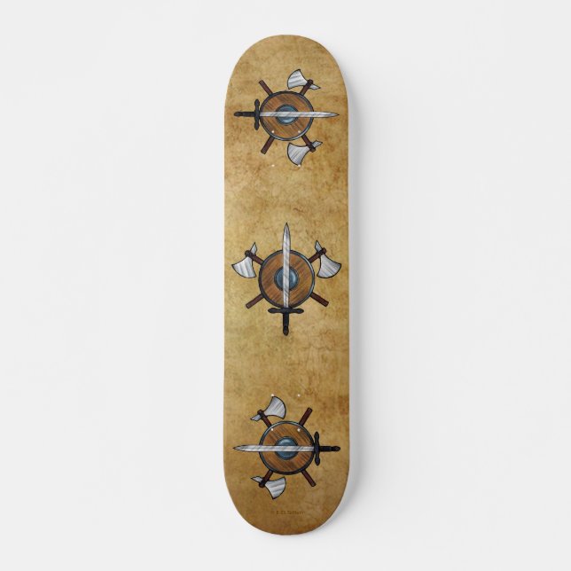 Mediaeval Arms Skateboard (Front)
