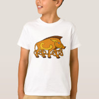 Mediaeval Art Celtic Knot Wild Boar