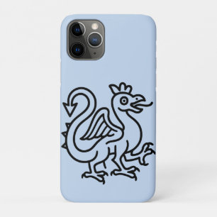 Mediaeval Basilisk Sigil Fantasy Heraldry Mythical Case-Mate iPhone Case