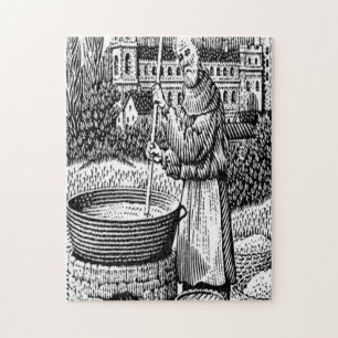 "Mediaeval beer & ale brewing" Jigsaw Puzzle