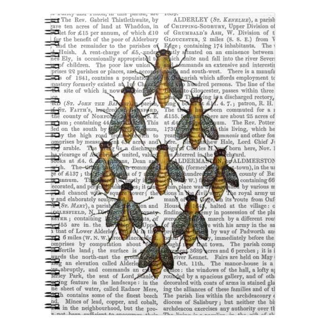 Mediaeval Bees 2 Notebook (Front)