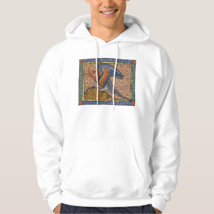 Mediaeval Bestiary Dragon c. 1270 Hoodie