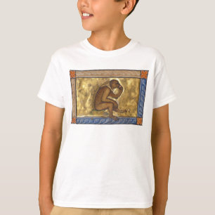 Mediaeval Bestiary Monkey c. 1270 T-Shirt