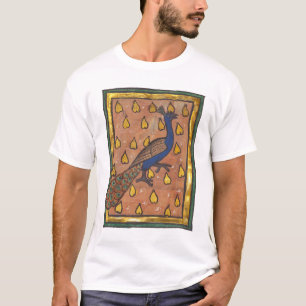 Mediaeval Bestiary Peacock c. 1270 T-Shirt