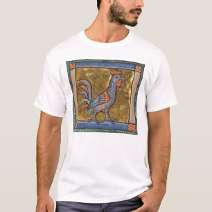 Mediaeval Bestiary Rooster c. 1270 T-Shirt